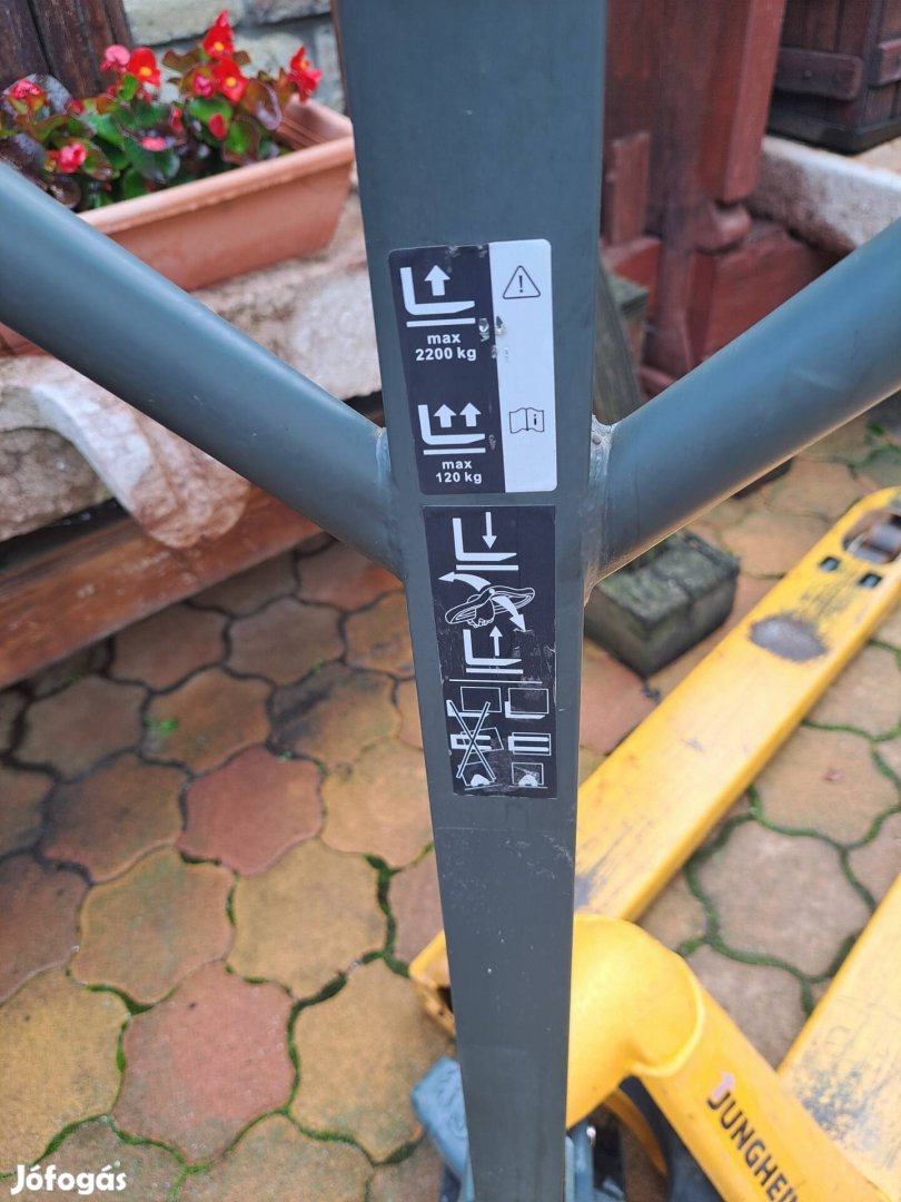 Raklap emelő béka
