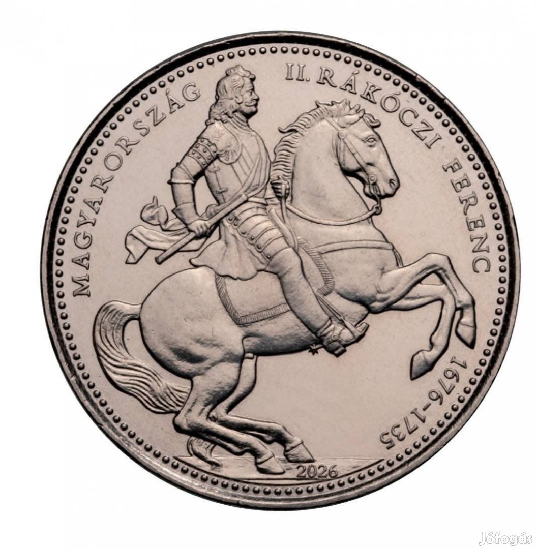 Rákóczi 50 ft első napi veret bliszter sorszámkövető