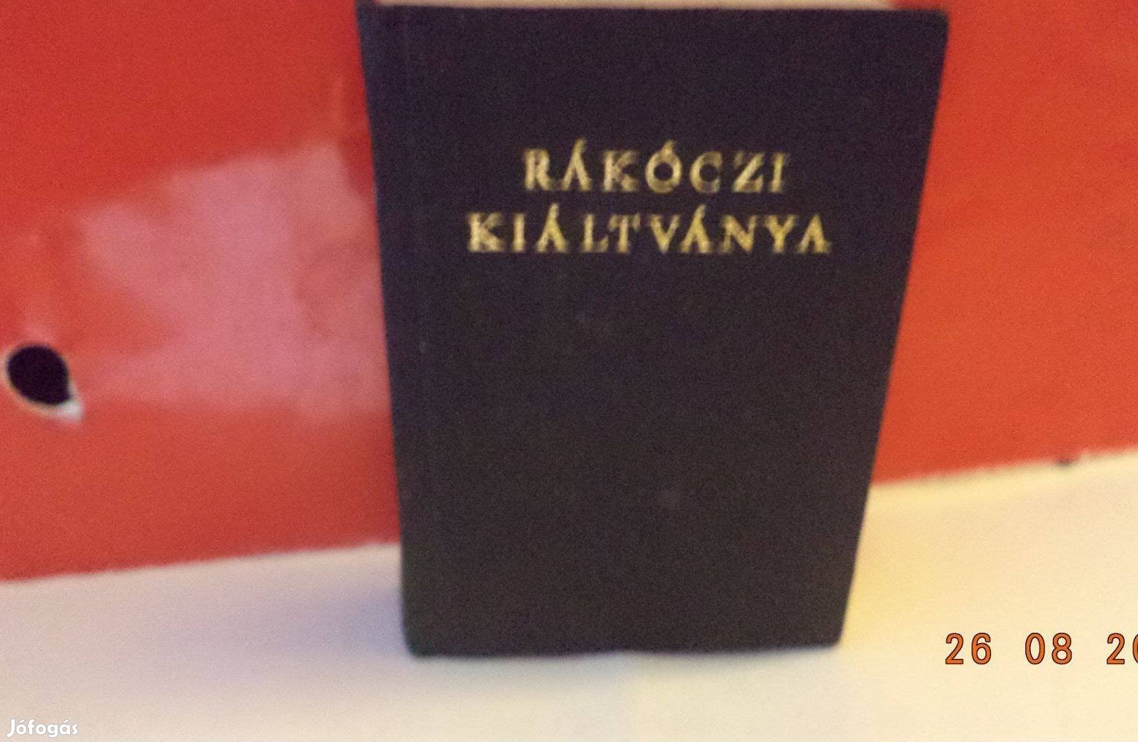 Rákóczi kiáltványa - mini könyv