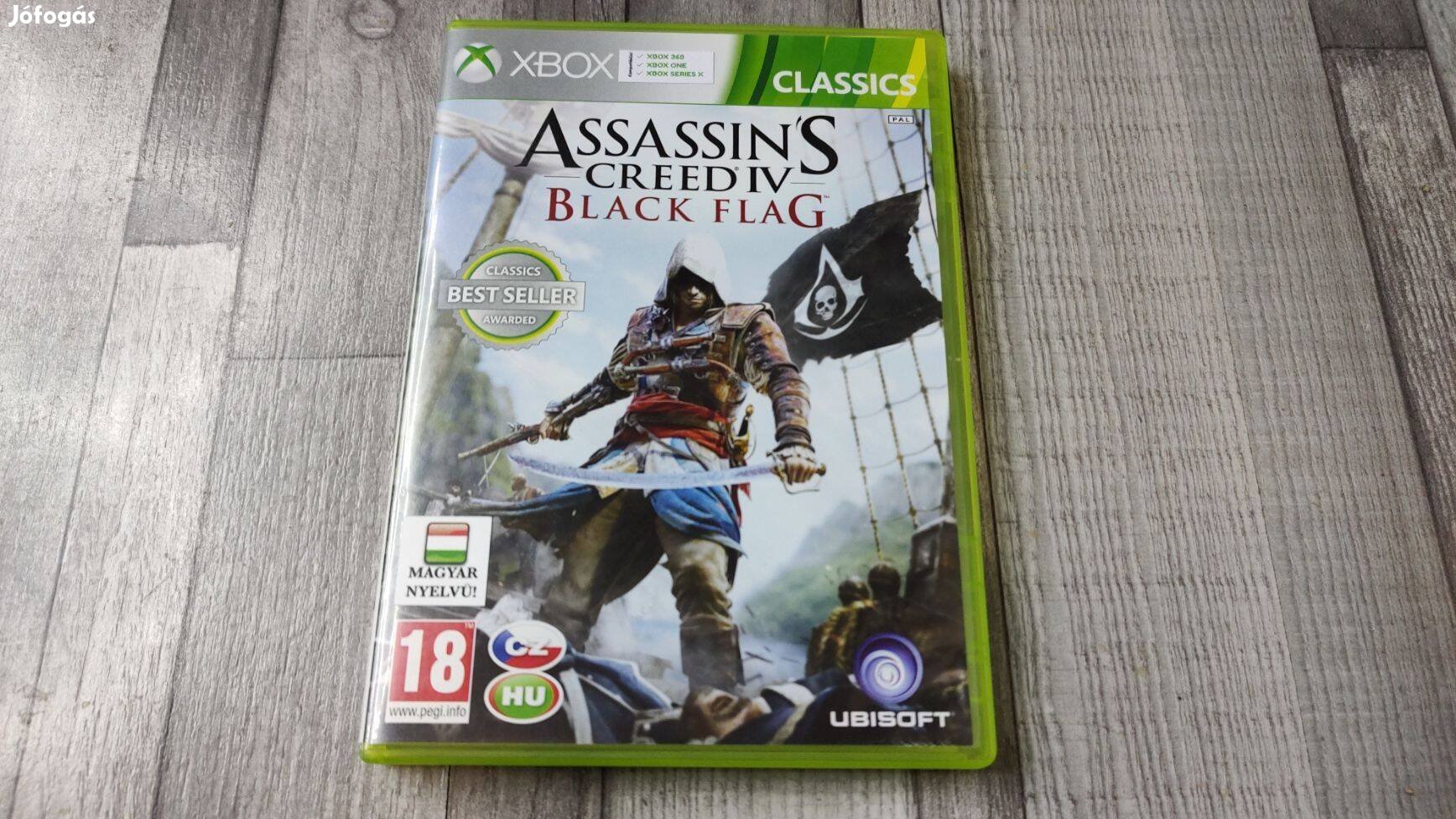 Raktáron Xbox 360 : Assassin's Creed IV Black Flag - Magyar ! - Xbox O