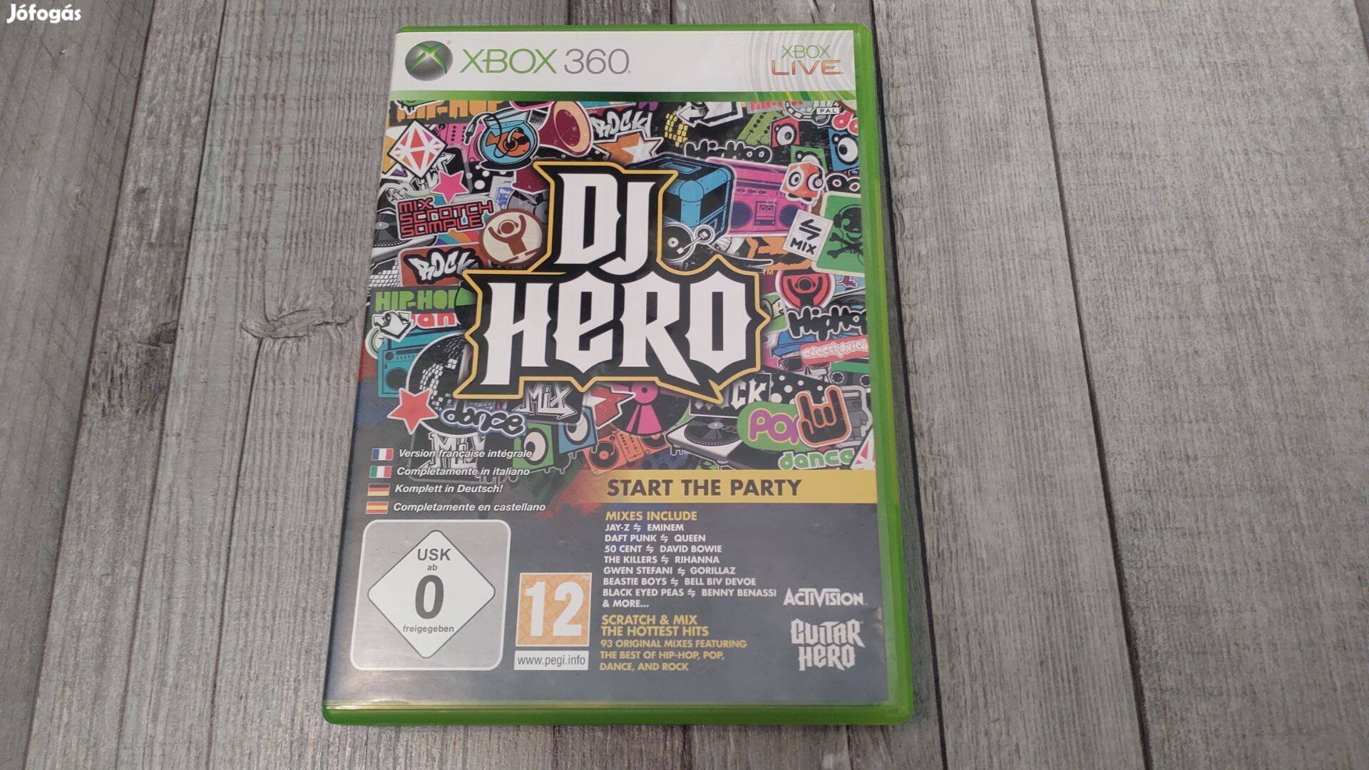 Raktáron Xbox 360 : Dj Hero