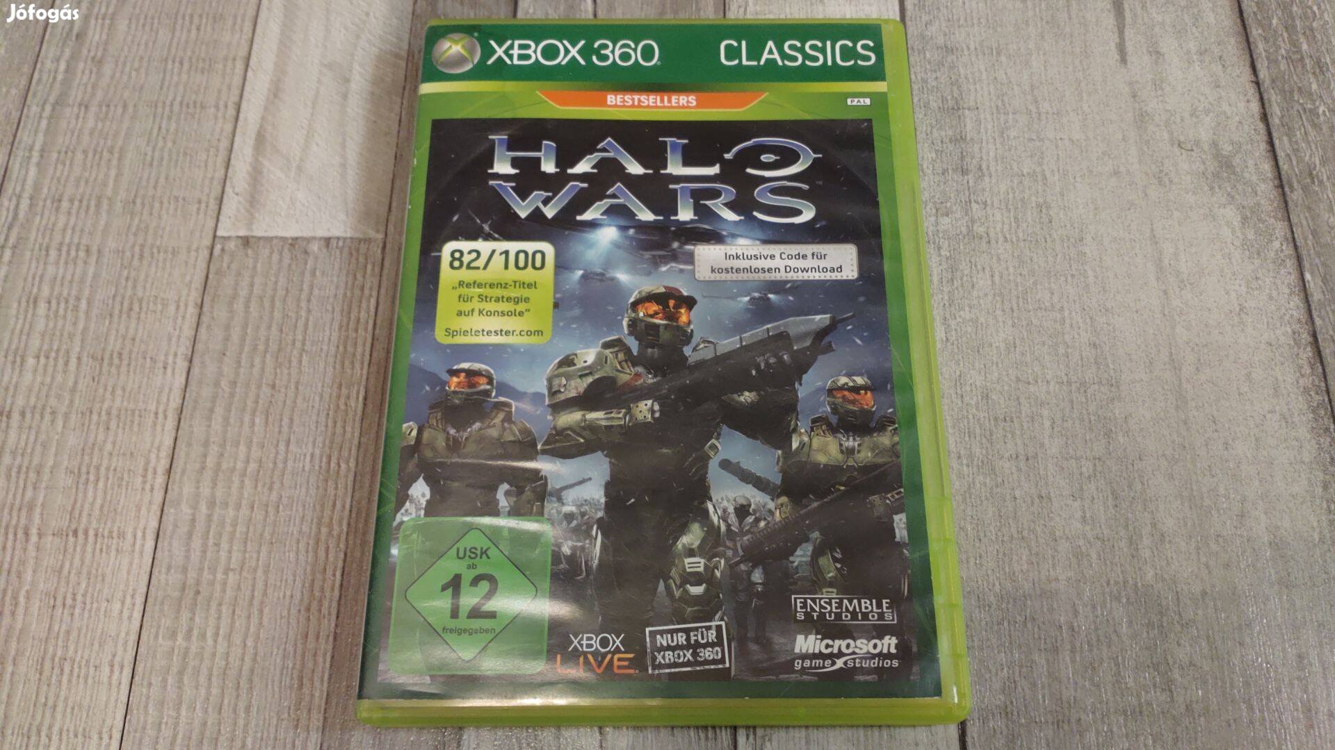 Raktáron Xbox 360 : Halo Wars - Xbox One És Series X Kompatibilis ! -