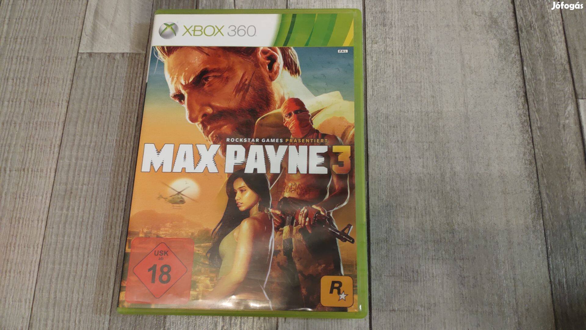 Raktáron Xbox 360 : Max Payne 3 - Xbox One És Series X Kompatibilis !