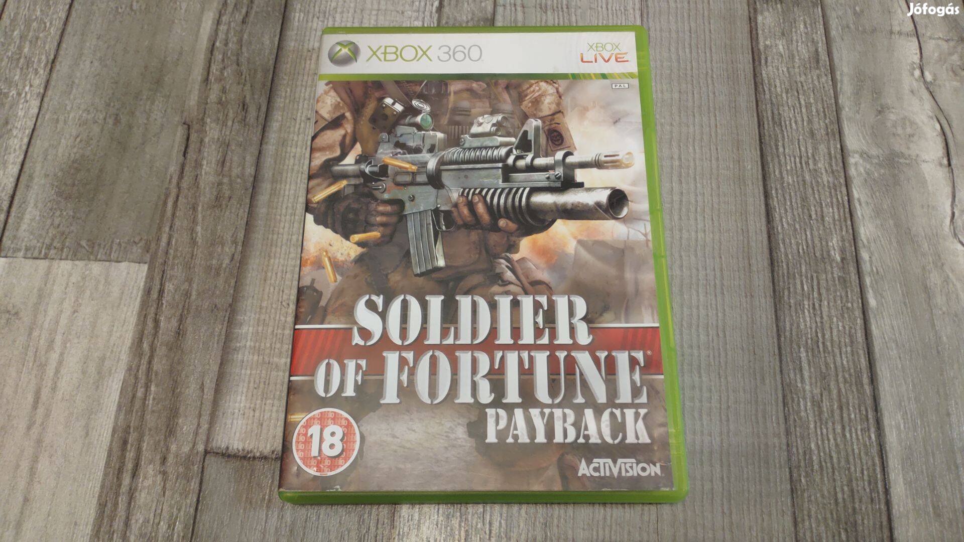 Raktáron Xbox 360 : Soldier Of Fortune Payback - Ritka !