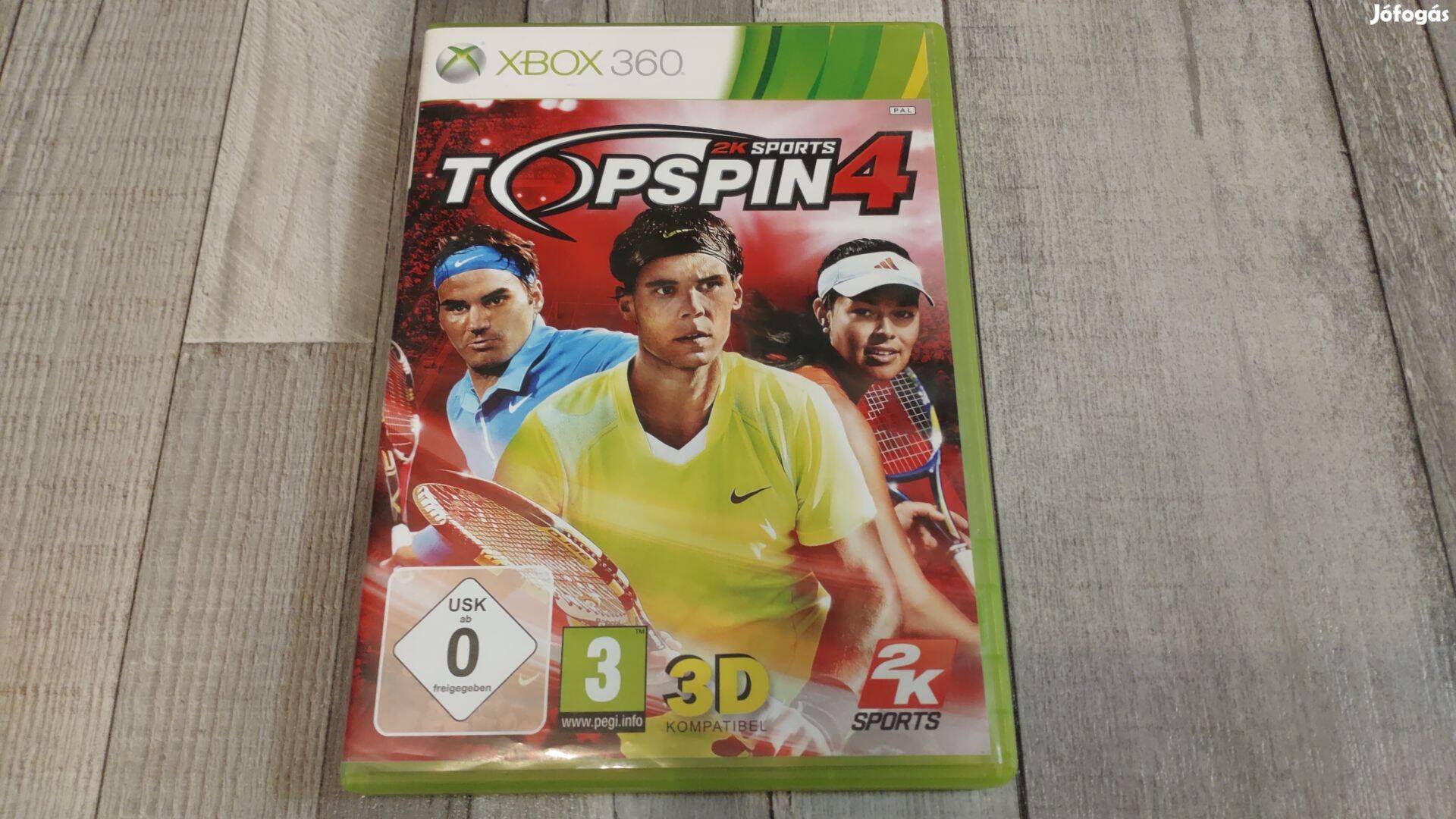 Raktáron Xbox 360 : Top Spin 4