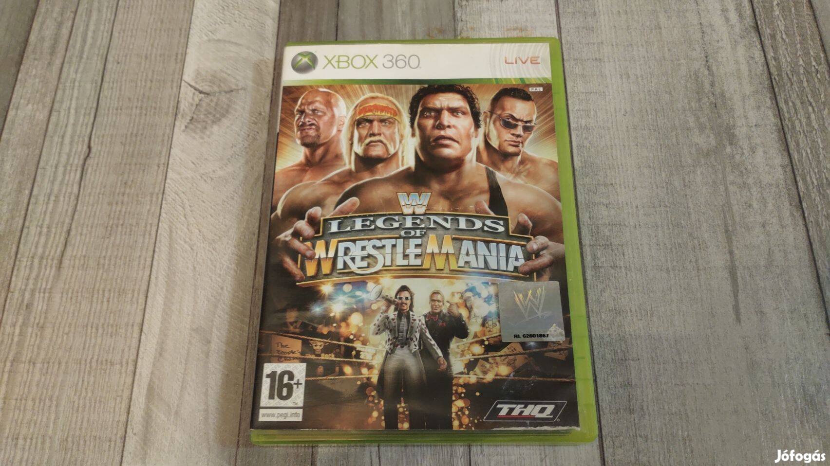 Raktáron Xbox 360 : WWE Legends Of Wrestlemania