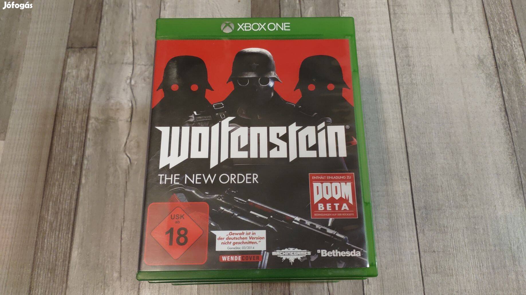 Raktáron Xbox One(S/X)-Series X: Wolfenstein The New Order - Német