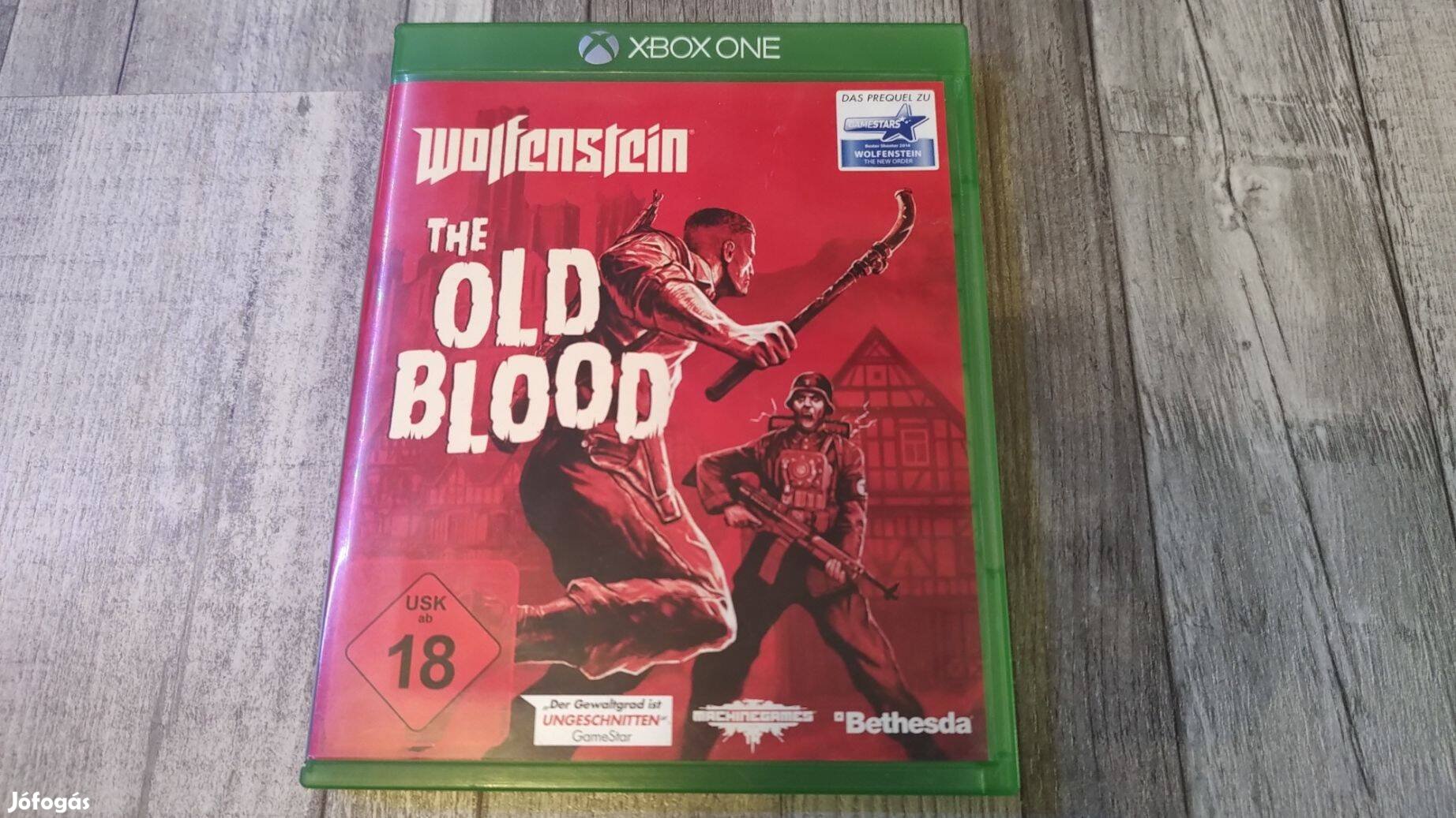 Raktáron Xbox One(S/X)-Series X: Wolfenstein The Old Blood - Német