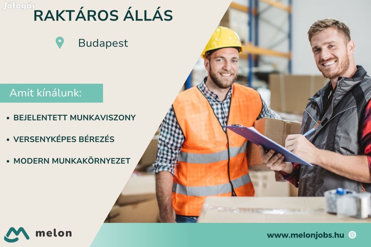 Raktáros álláslehetőség