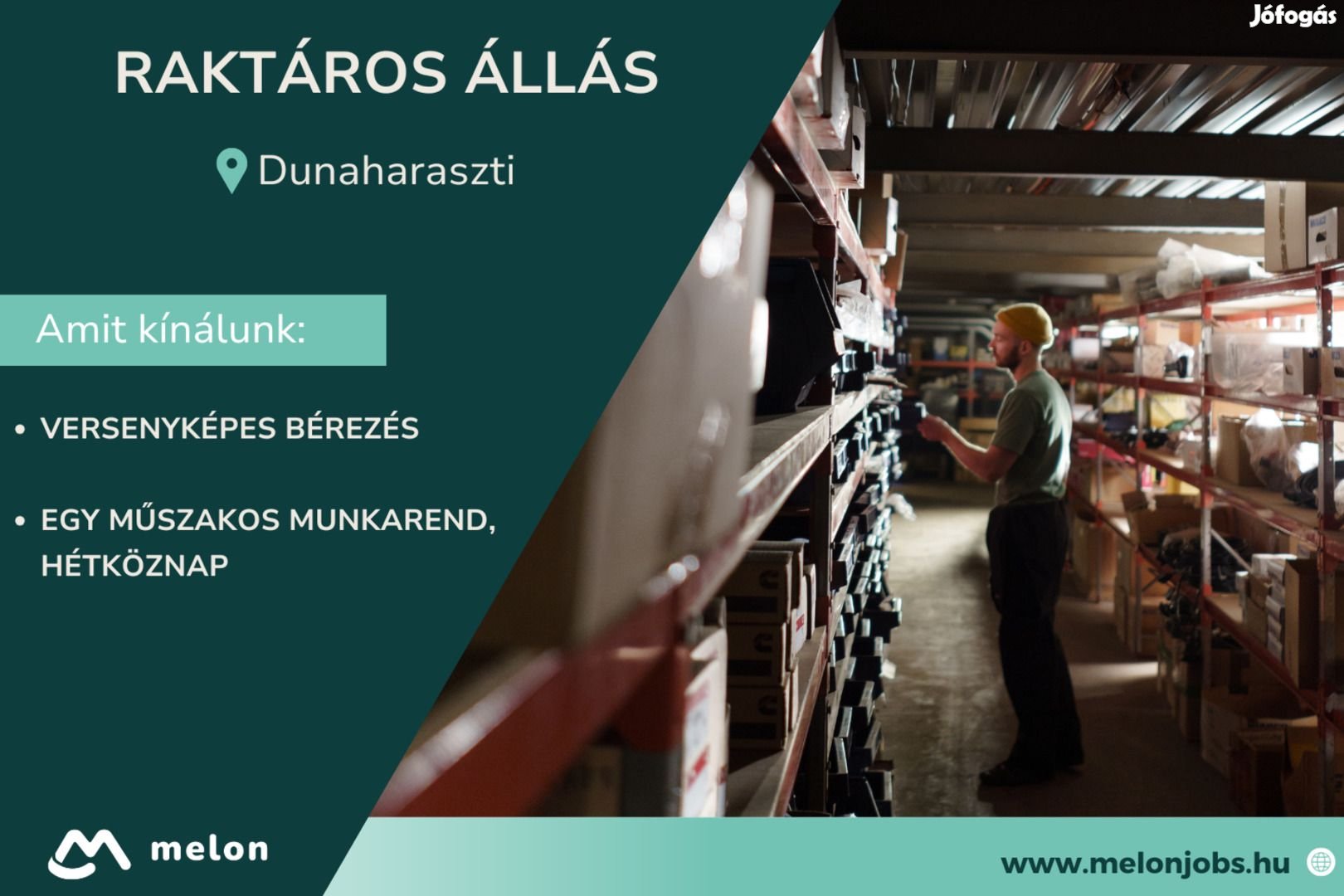 Raktáros álláslehetőség