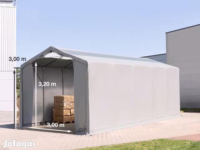Raktársátor csarnoksátor, ipari tároló sátor 4x12m