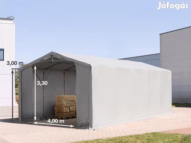 Raktársátor ponyva csarnok 6x10 m oldalmagasság 3,00 m ponyva PVC