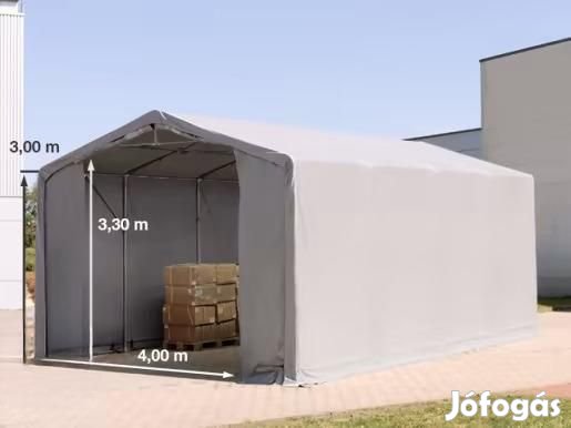 Raktársátor ponyva csarnok 6x8m oldalmagasság 3,00m standard