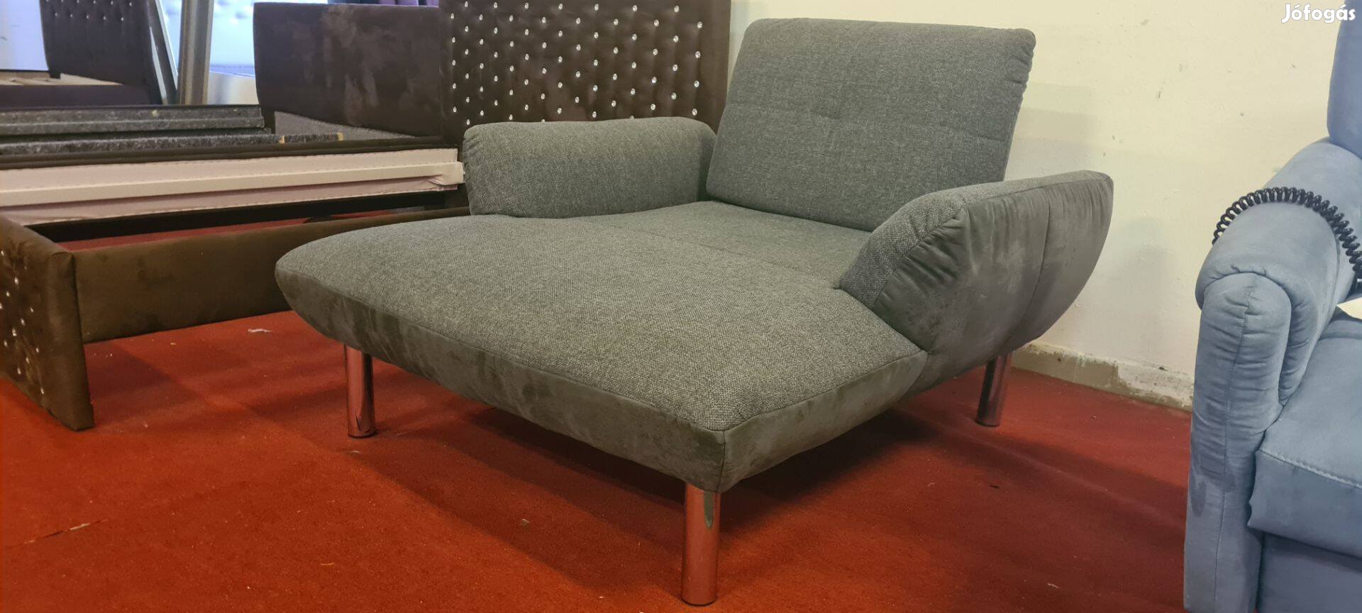 Raktárvadász árak:új 135X150cm szövet relax óriás fotel 49eft