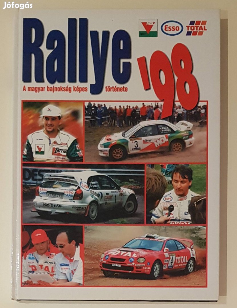 Rallye '98 könyv, rali, rally