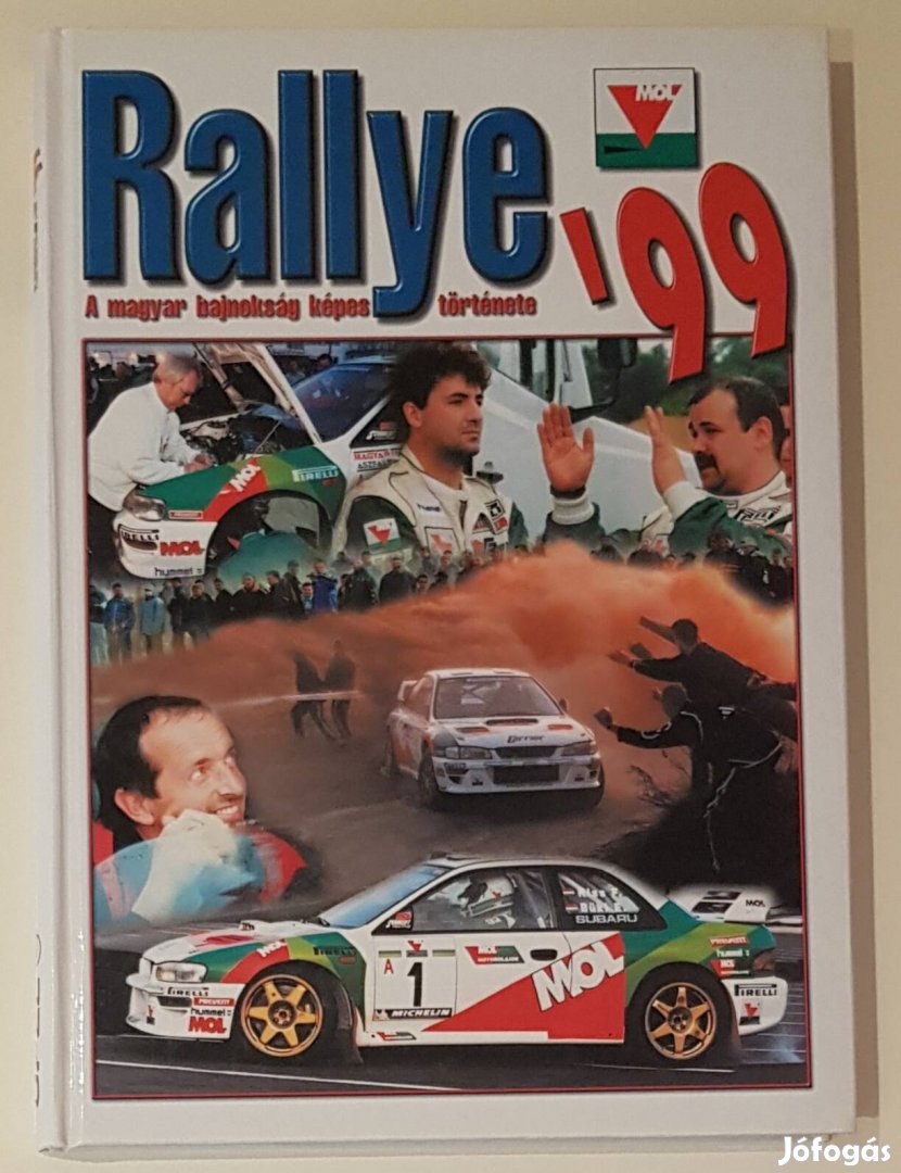 Rallye '99 könyv, rali, rally