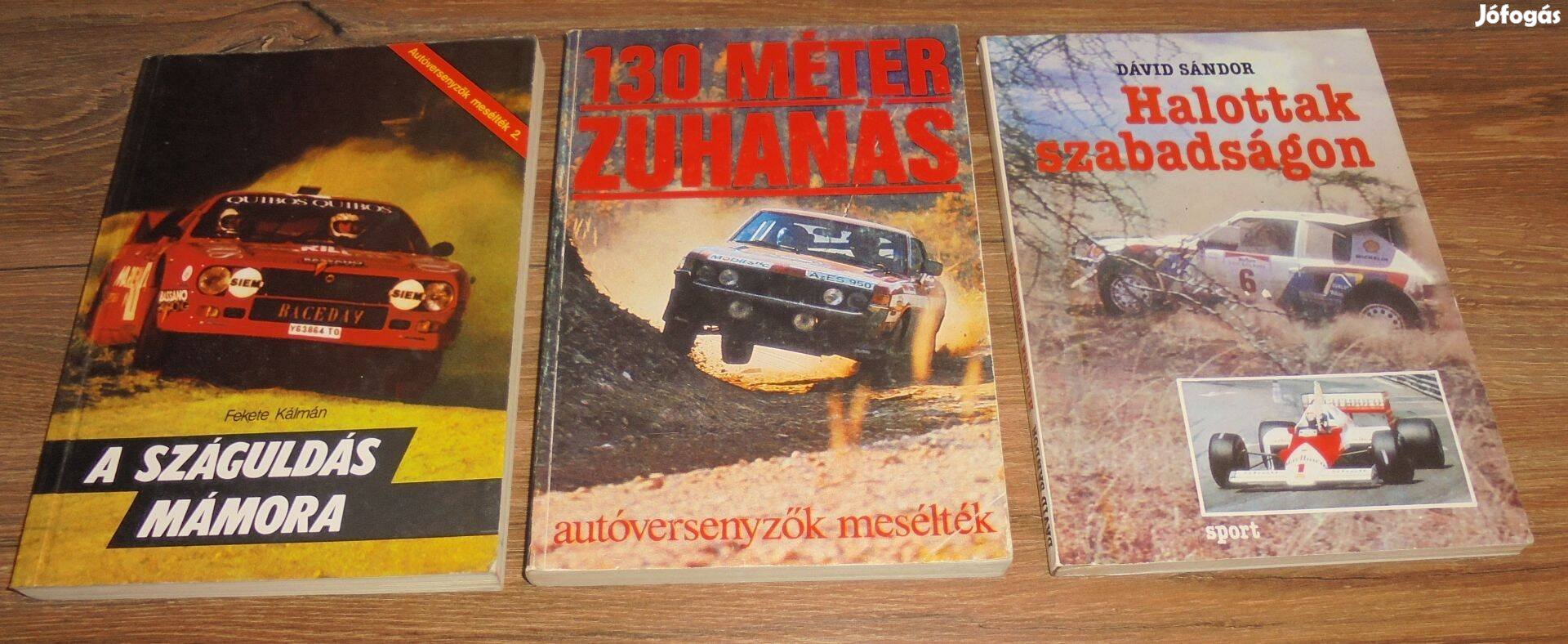 Rallye könyv 3db egyben - Fekete Kálmán -Dávis Sándor