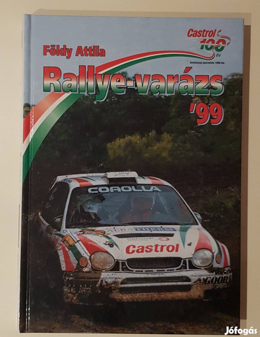 Rallye-varázs '99 könyv, rali, rally