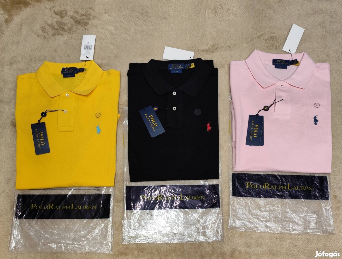 Ralph Lauren L méretek (Eredeti, teljesen új galléros,piké pólók)