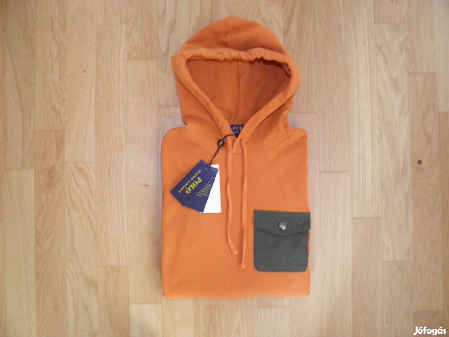 Ralph Lauren Pocket Hooded Shirt Ffi Luxus Felső - Újsz - M - 110Eur