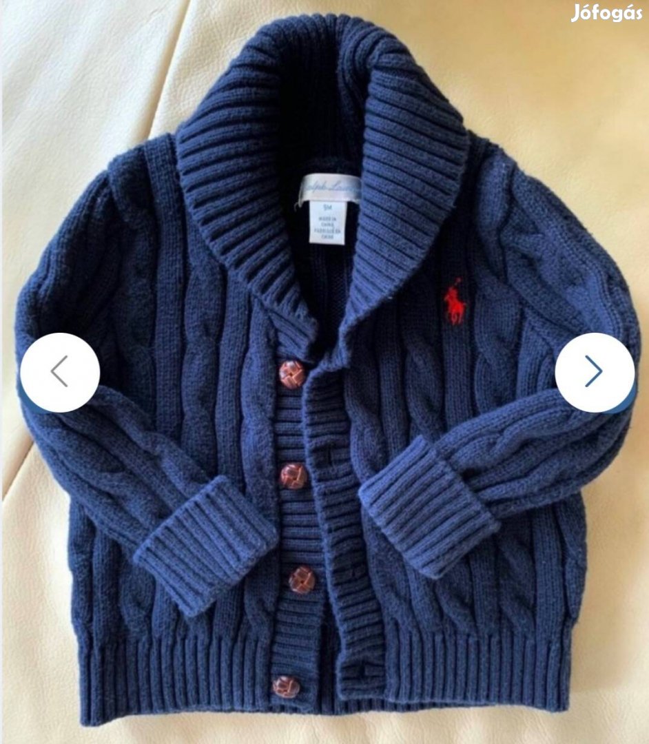 Ralph Lauren baba kardigán 9hó