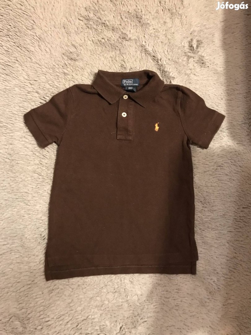 Ralph Lauren barna póló 4/4T 