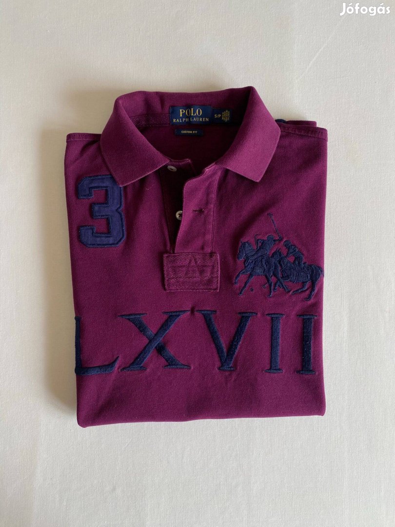 Ralph Lauren férfi big pony galléros póló, S-es