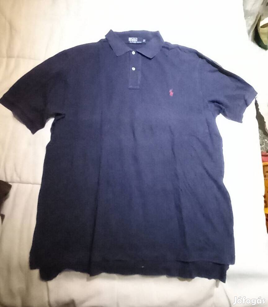 Ralph Lauren férfi póló felső sötétkék,  XL