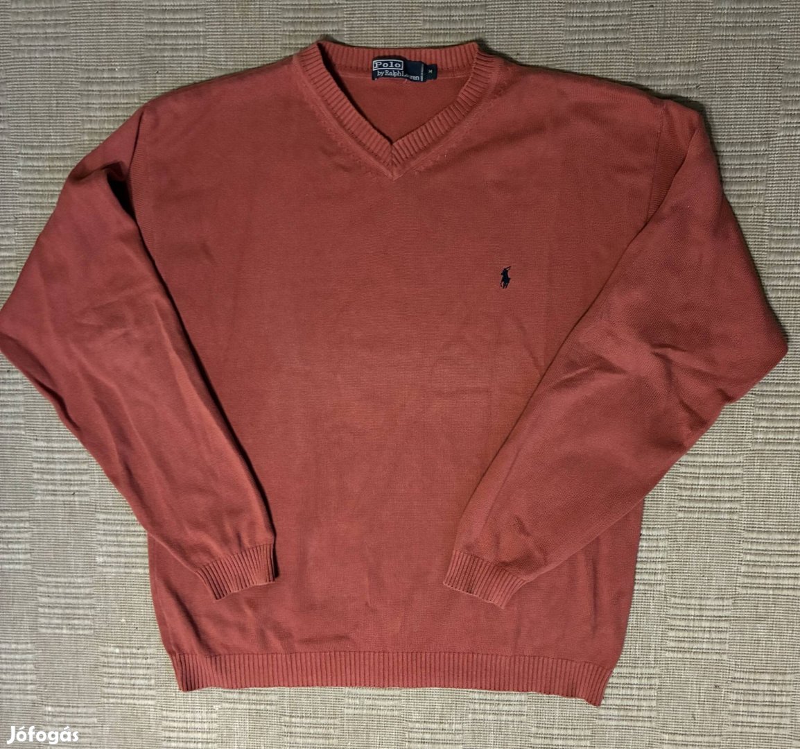 Ralph Lauren kötött férfi pulóver, hibátlan állapotú
