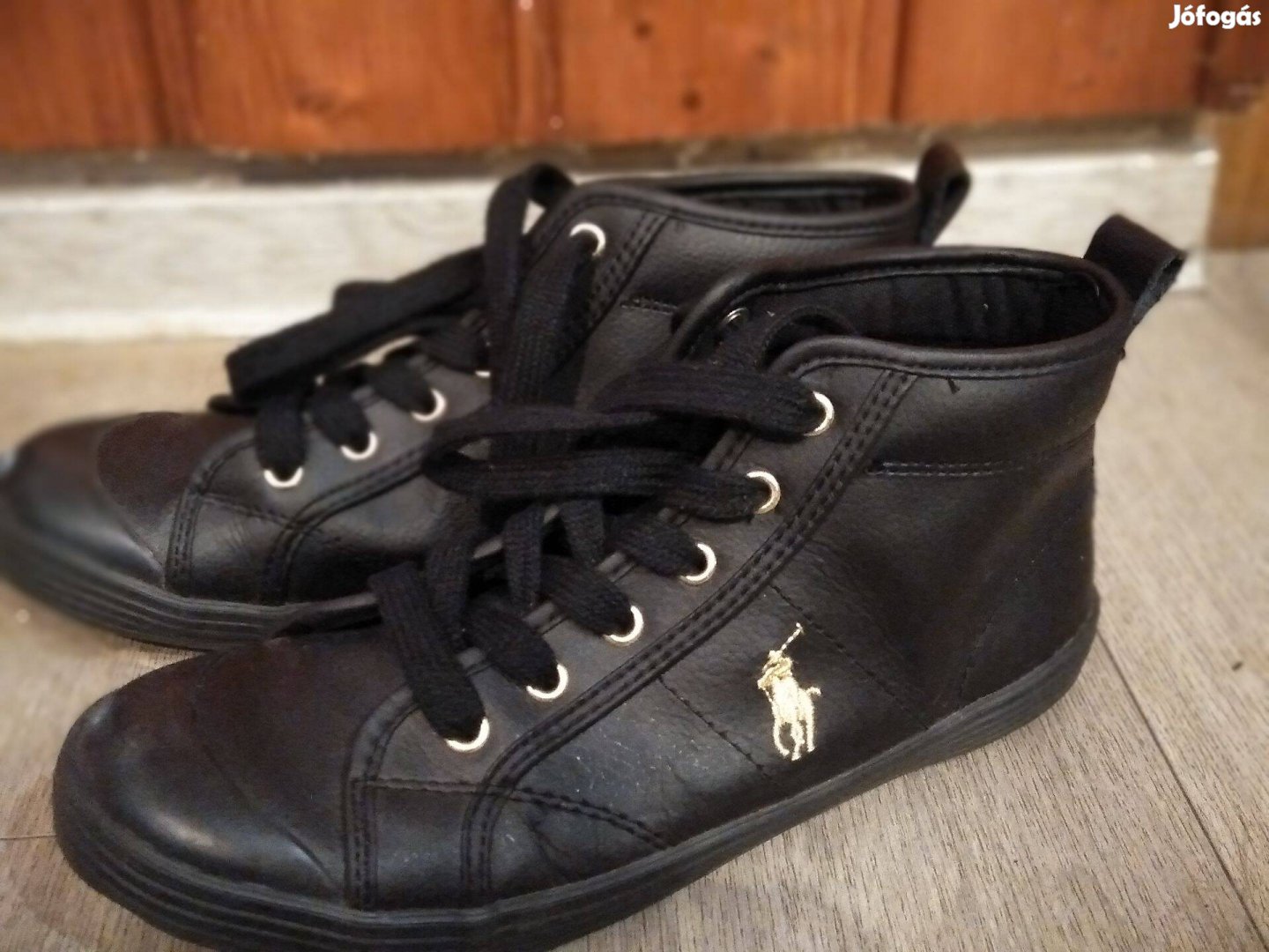 Ralph Lauren magasszárú bőrcipő. 35