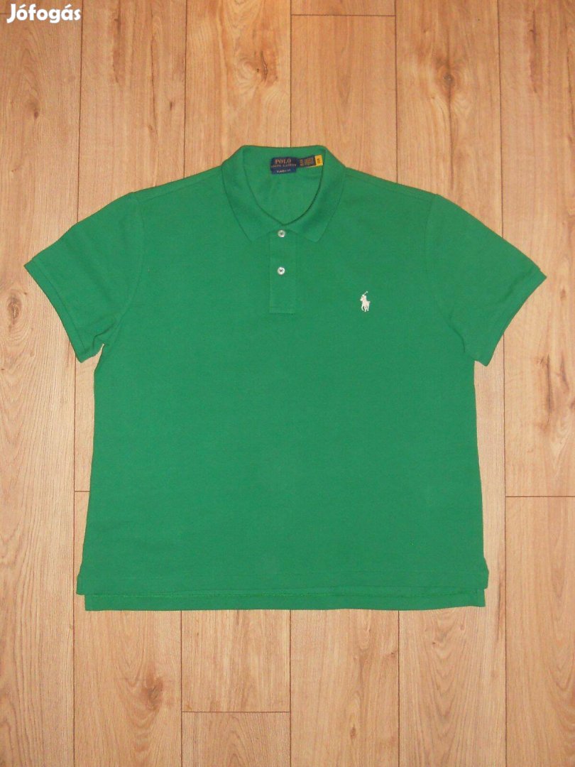 Ralph Lauren zöld galléros póló (XL-es)