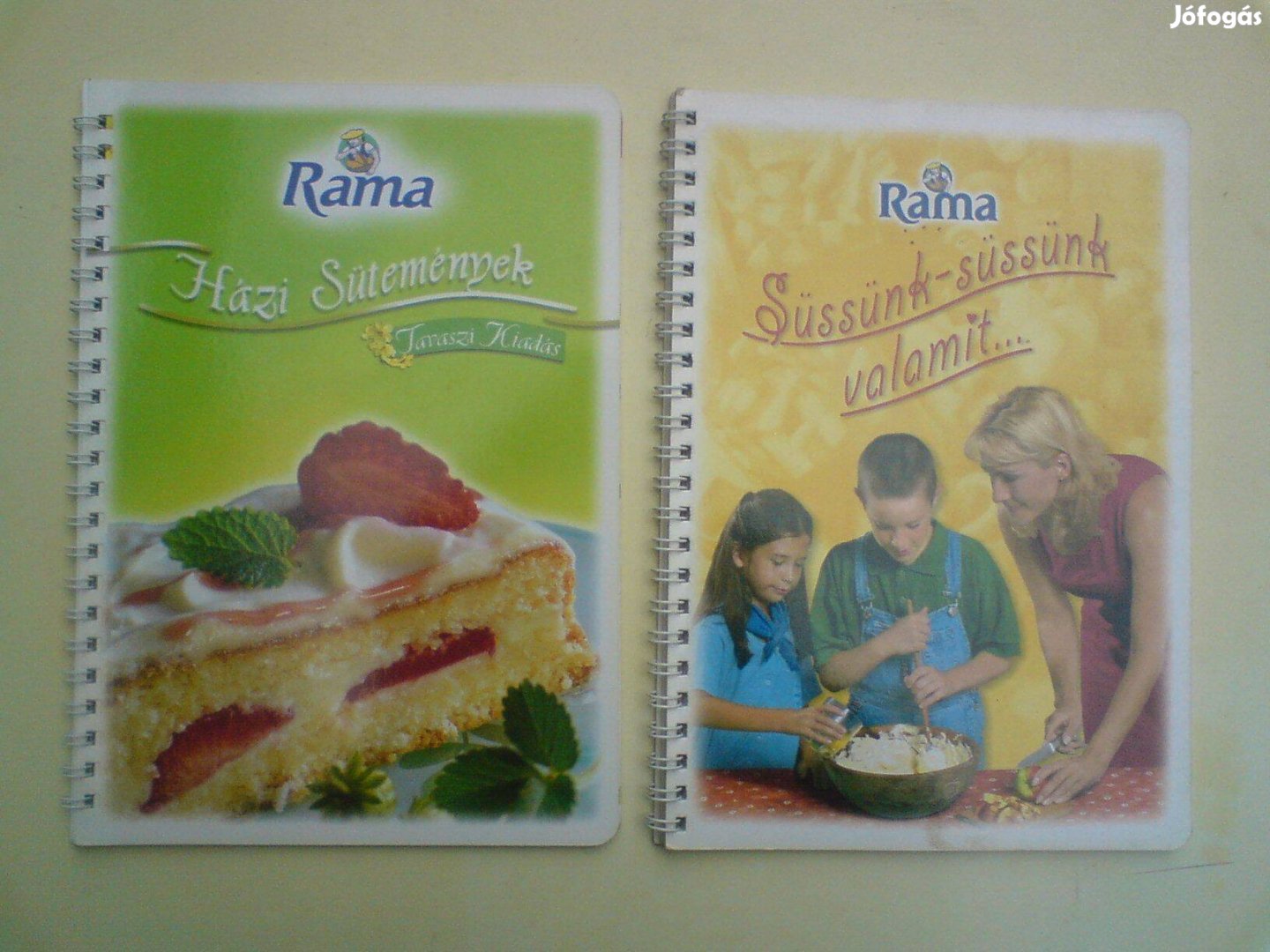 Rama süteményes könyv 2 db 1 Rama Tavaszi receptfüzet