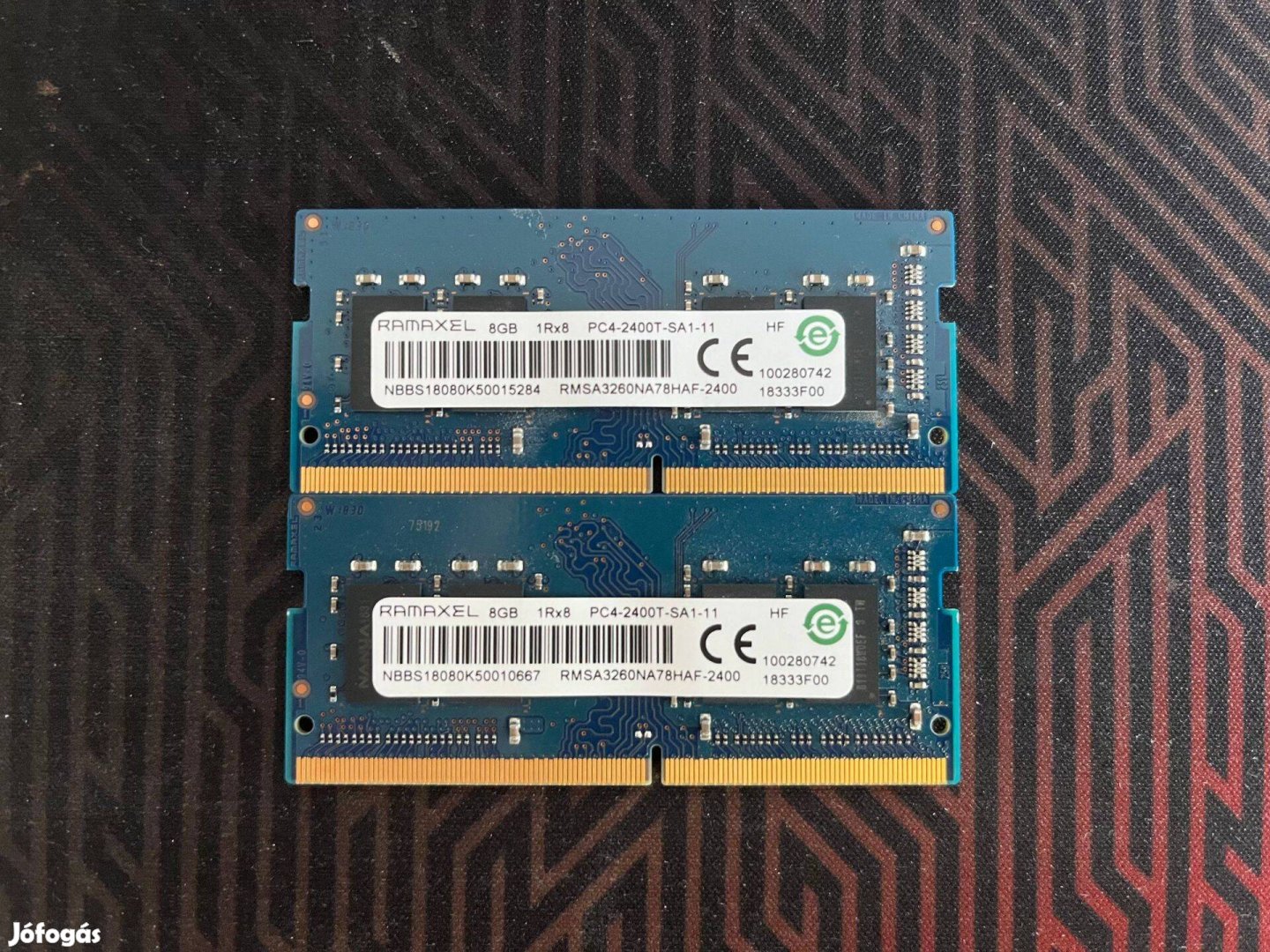 Ramaxel 16GB 2x8GB 1RX8 PC4-2400T Notebook DDR4 Memória