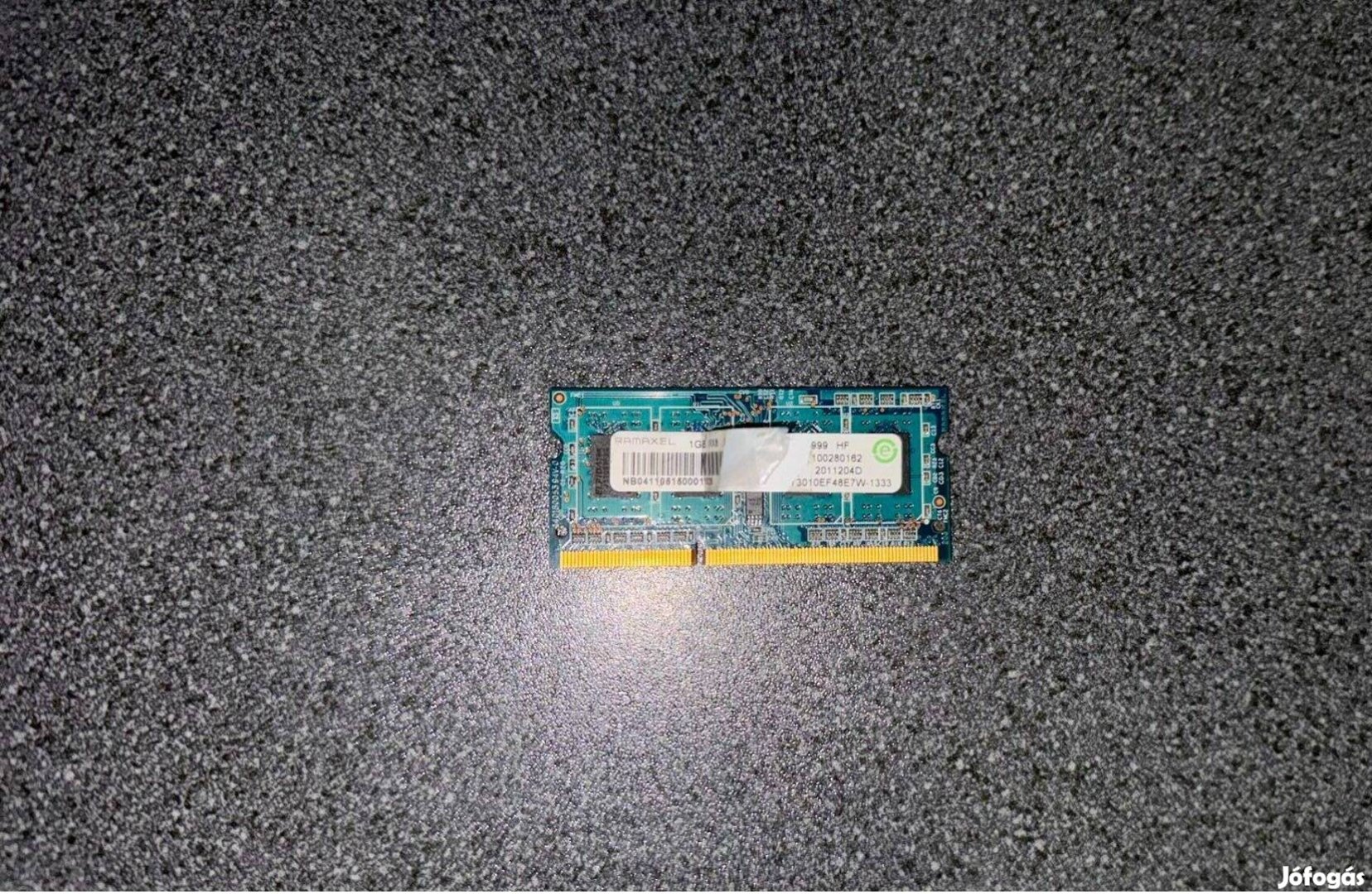 Ramaxel 1GB DDR3 1333MHZ notebook laptop leptop ram memória