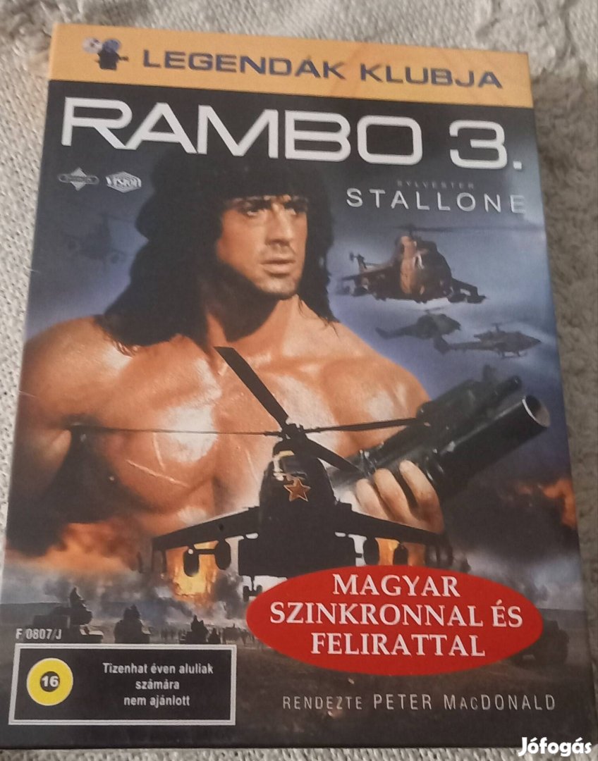 Rambo 3. - legendák klubja - bontatlan