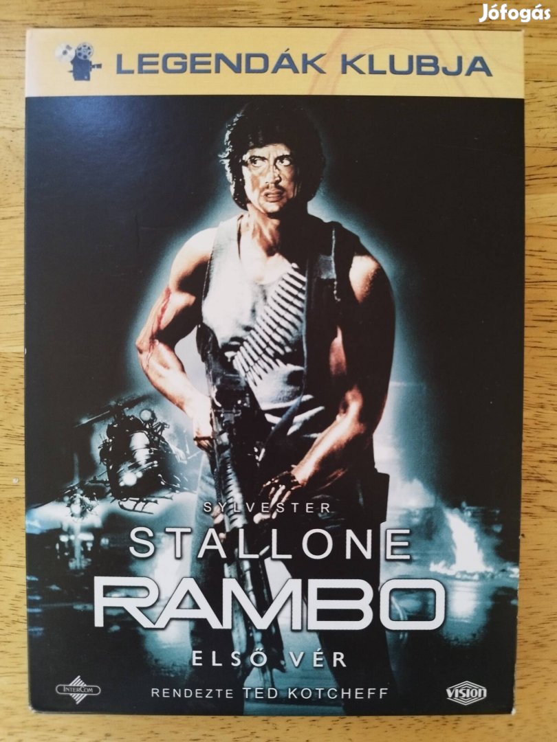 Rambo - első vér újszerű papírfeknis dvd Sylvester Stallone