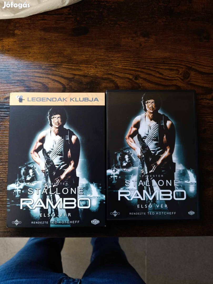 Rambo első vér Legendák klubja Sylvester Stallone dvd