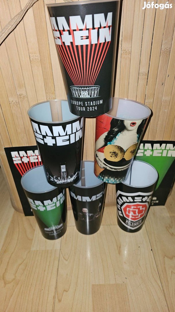 Rammstein 2019 - 2024 Tour poharak 0,5l