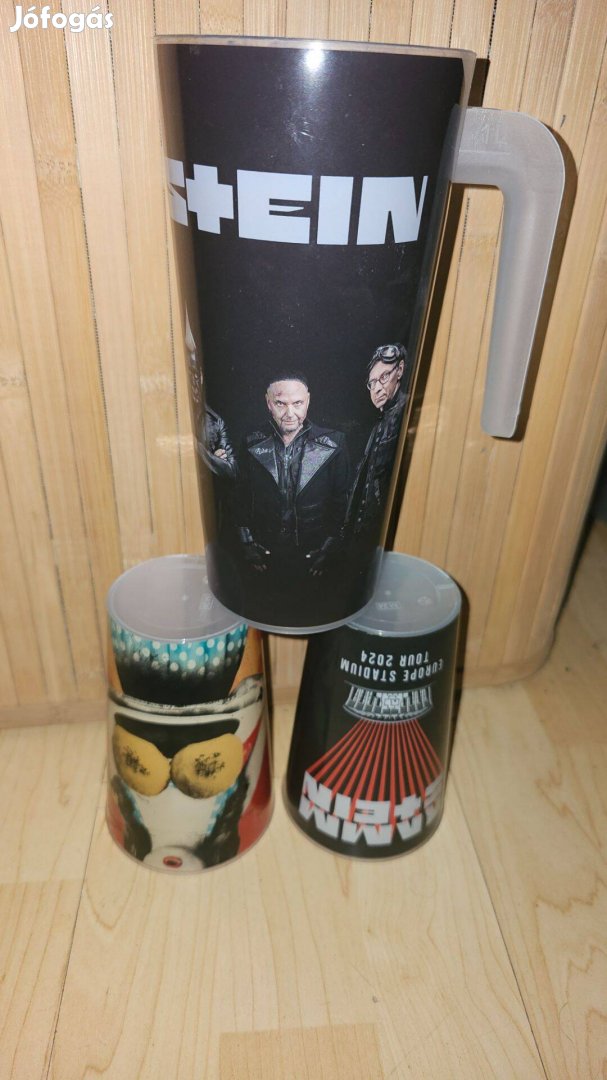 Rammstein turnés poharak 2019-2024 1l