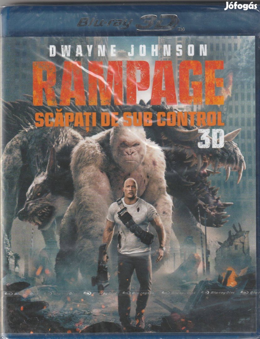 Rampage: Tombolás 2D + 3D Blu-Ray