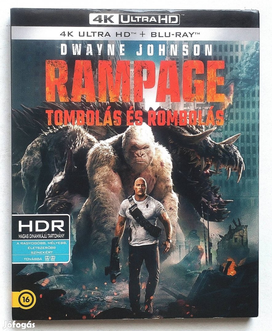 Rampage - Tombolás és rombolás  4K UHD Blu-ray 