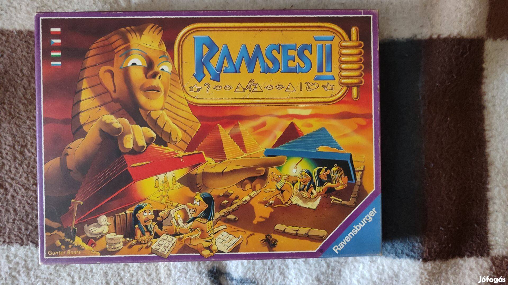 Ramses egyiptomi társasjáték Retro 20 éves kiadás