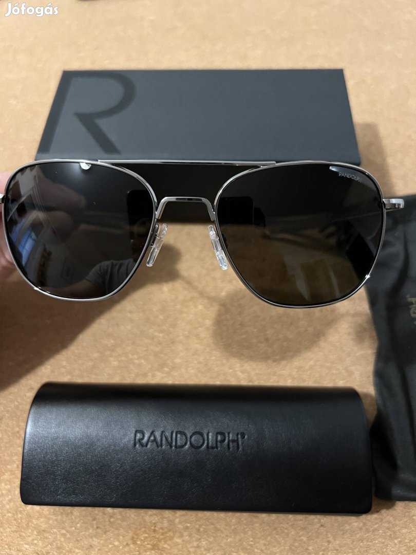 Randolph Aviator gunmetal gray polarized 58mm