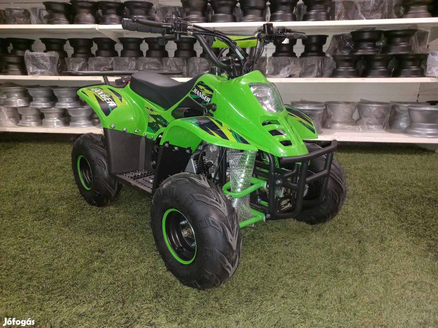 Ranger gyerek quad 110cc automata zöld. Quaddepo.com a legjobb ár