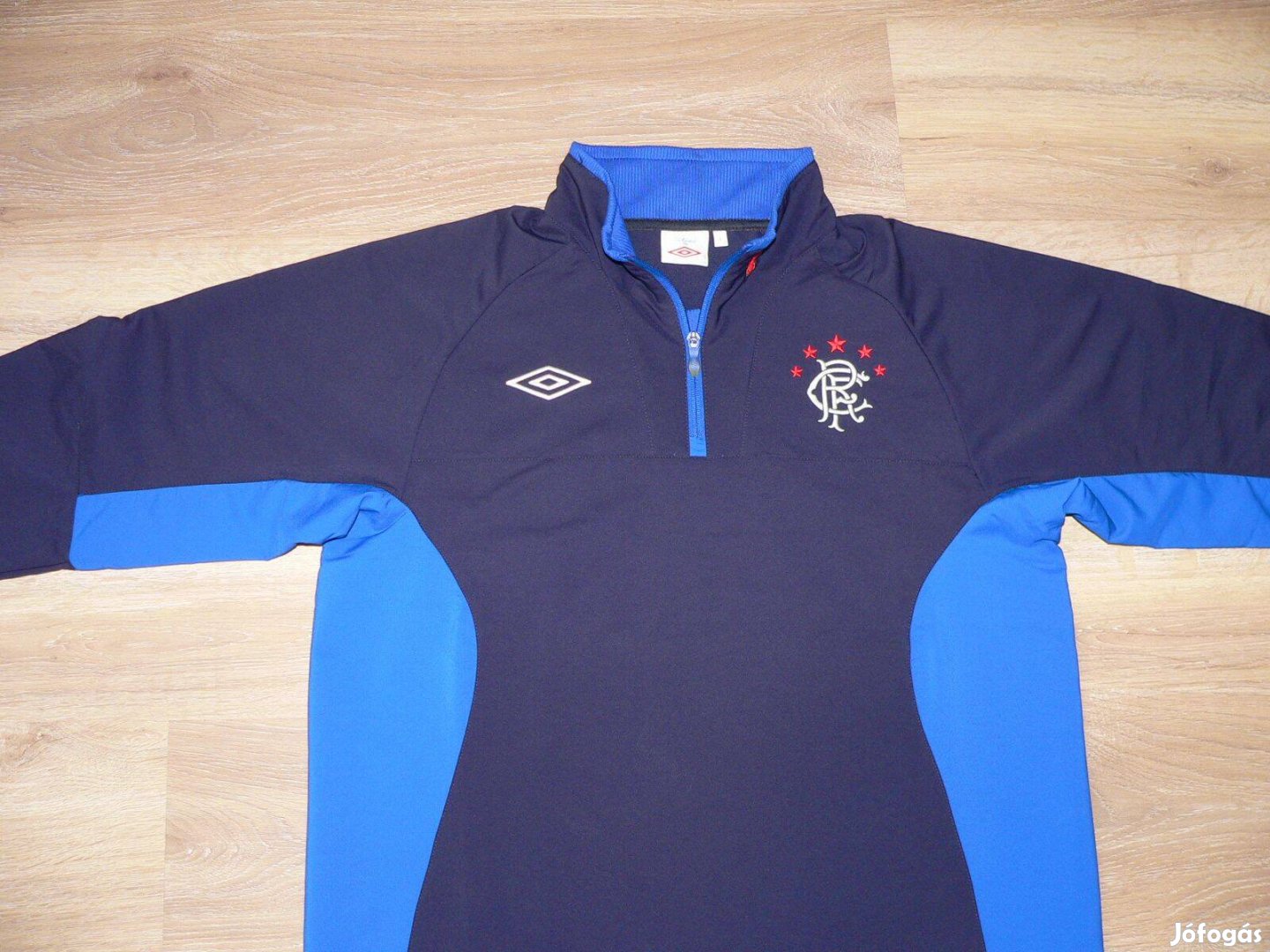 Rangers FC cipzáras nyakú felső - Umbro (L)