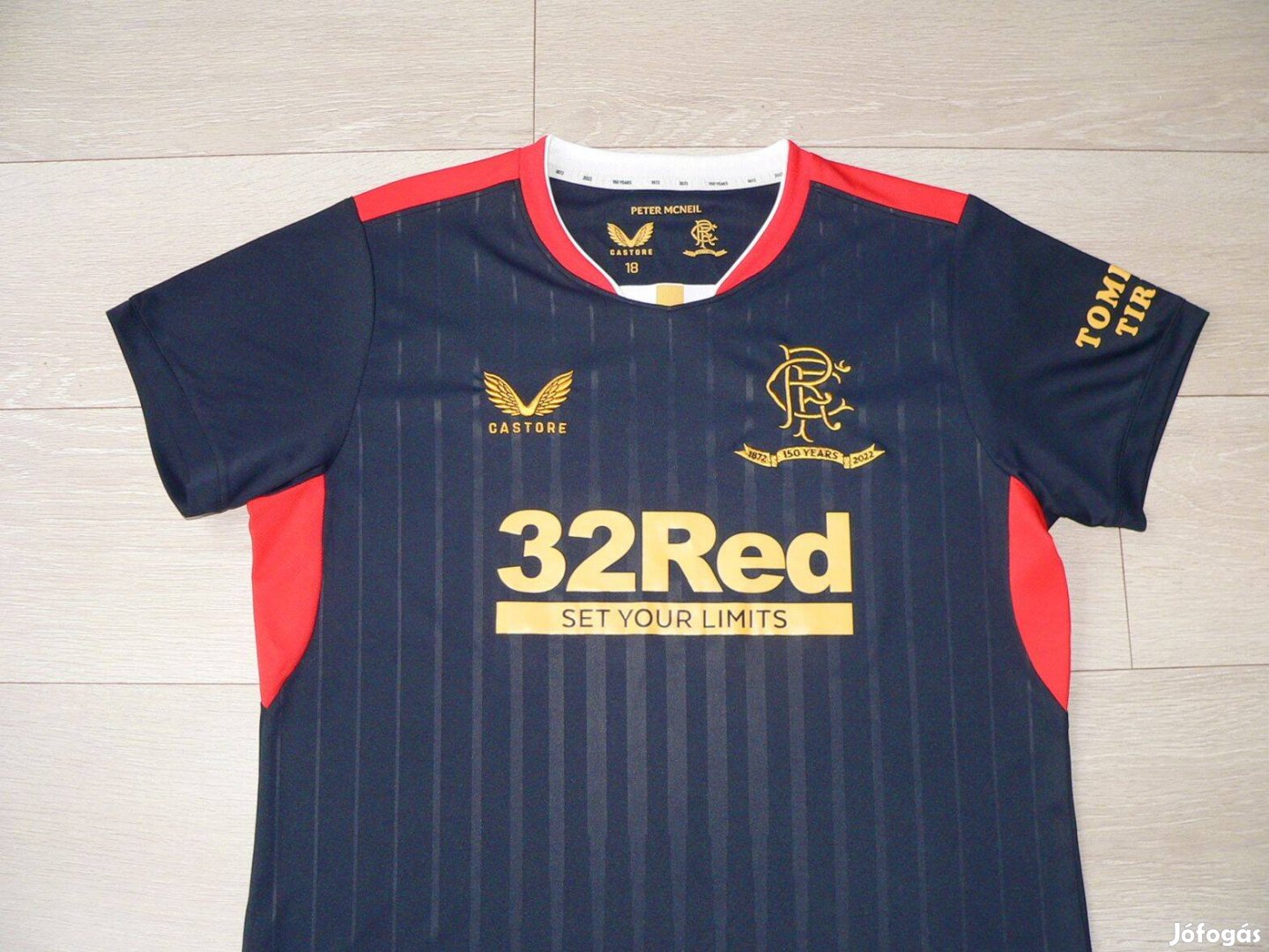 Rangers FC rövid ujjú mez - 150 év - Castore (L)