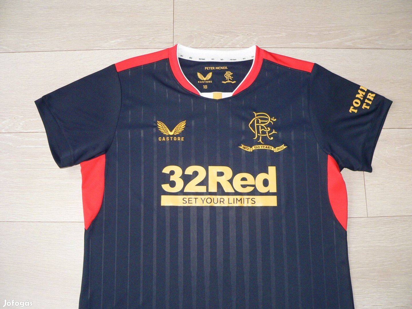 Rangers FC rövid ujjú mez - 150 év - Castore (L)