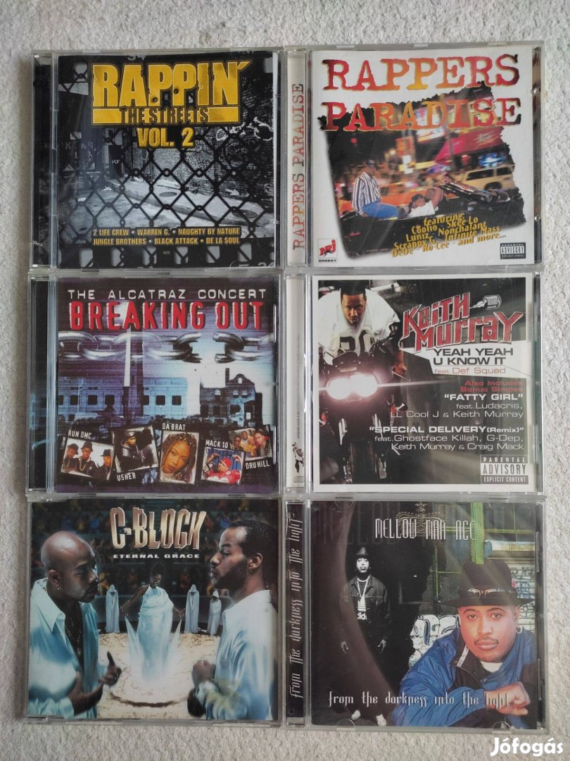 Rap Hip-hop CD-k, Keith Murray, C-Block, Rappers Paradise