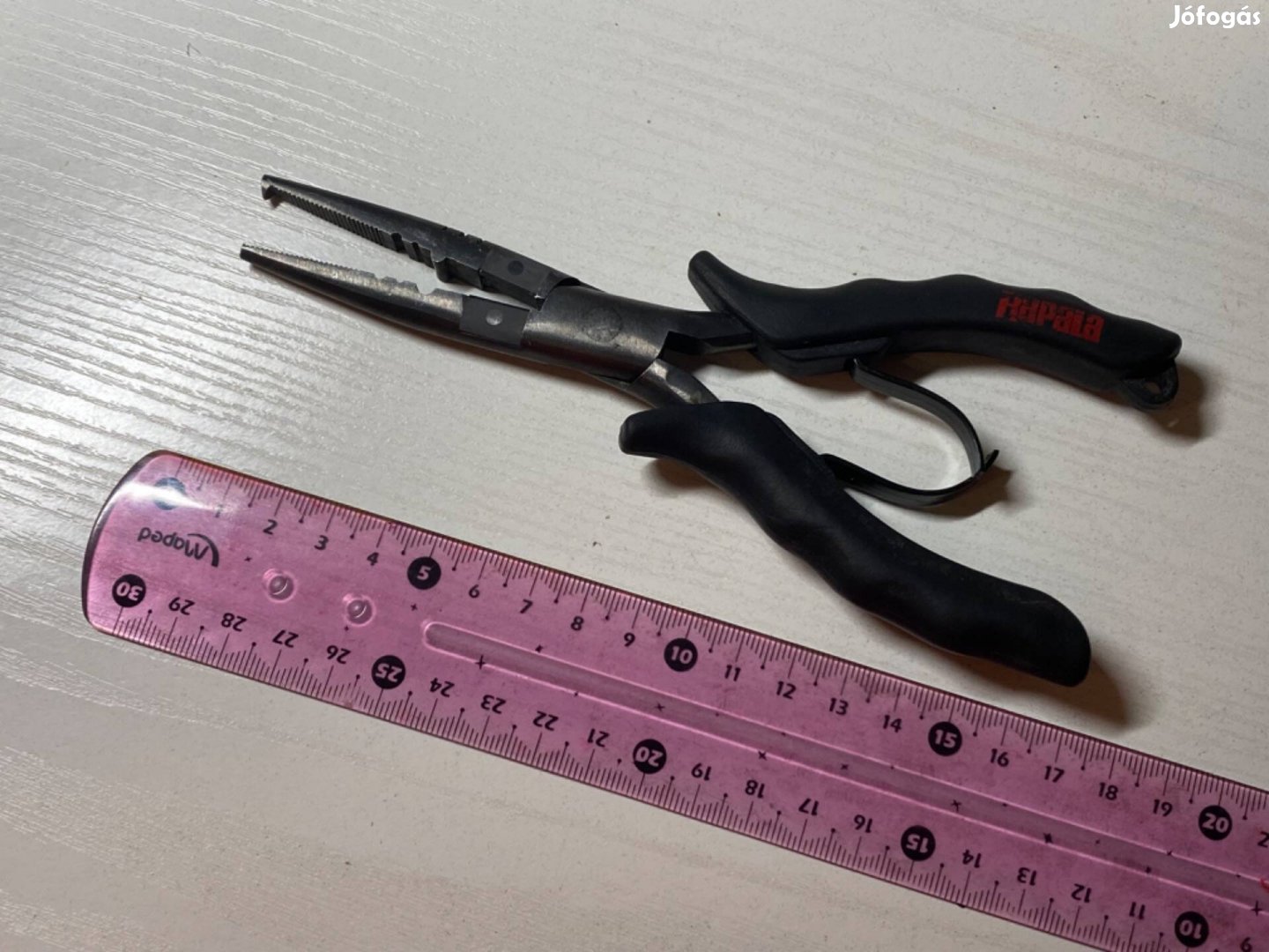 Rapala Stainless Steel Pliers kulcskarikanyitóval horgász pergető fogó