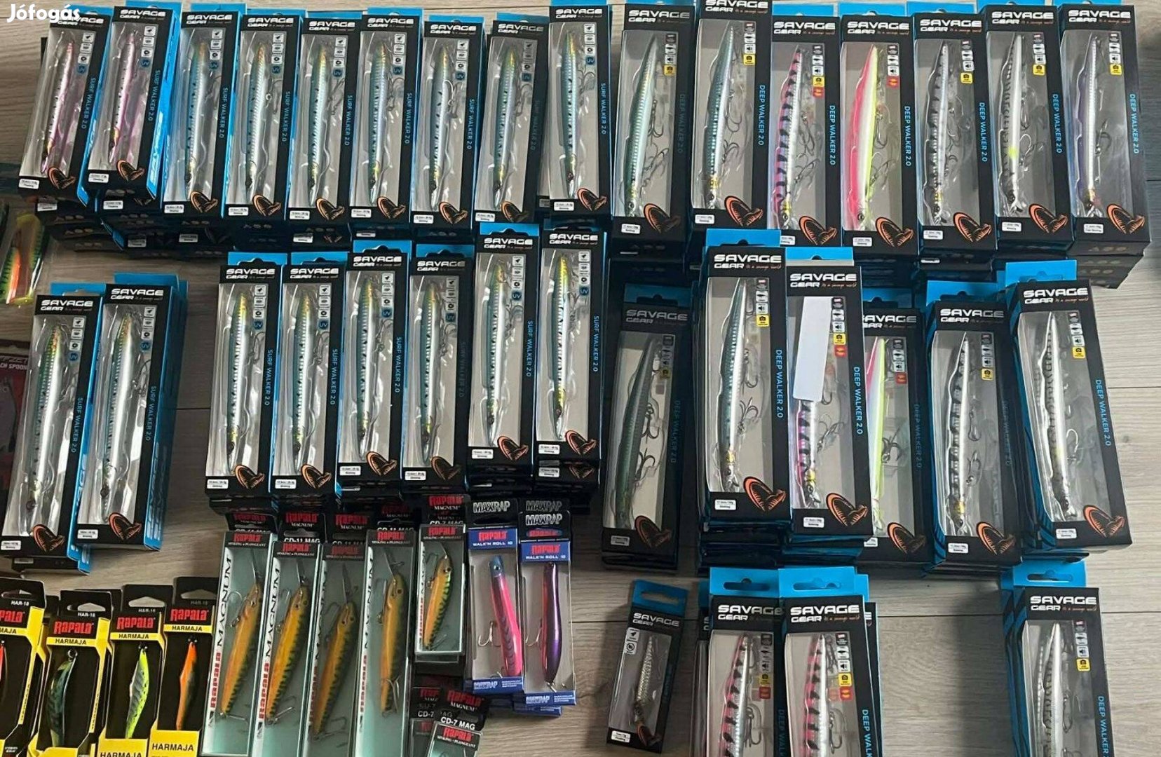 Rapala, Savage Gear, Berkley, Quantum csalik villantók fél